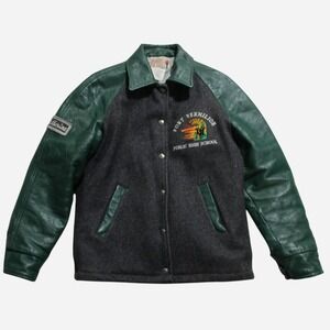 Mens Vintage 80s Skater Streetwear Sportswear Rare Katherine Varsity Jacket